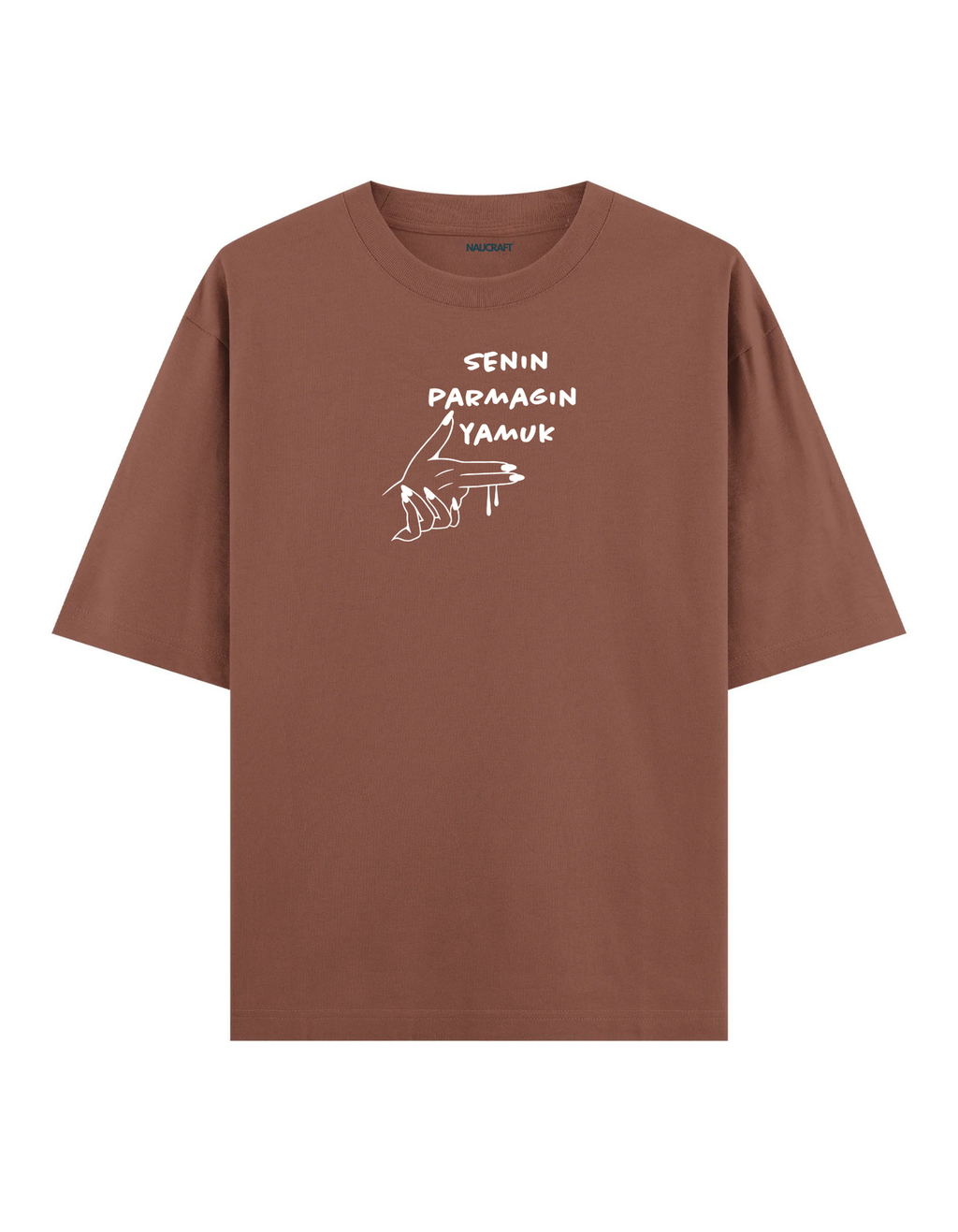 Senin Parmağın Yamuk - Oversize T-Shirt