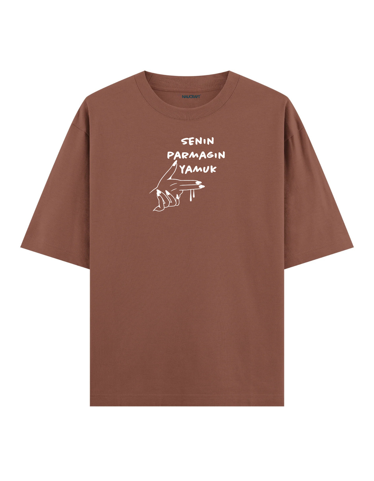 Senin Parmağın Yamuk - Oversize T-Shirt