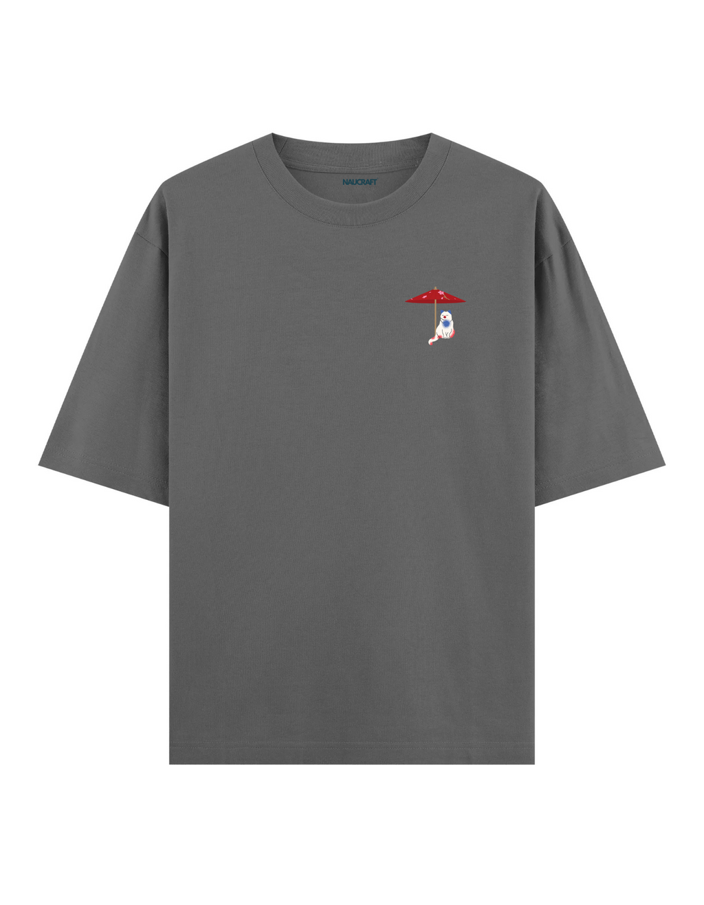 Süslü Kedi - Oversize T-Shirt