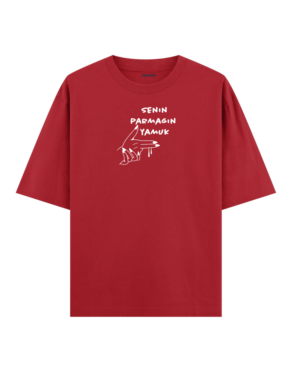 Senin Parmağın Yamuk - Oversize T-Shirt
