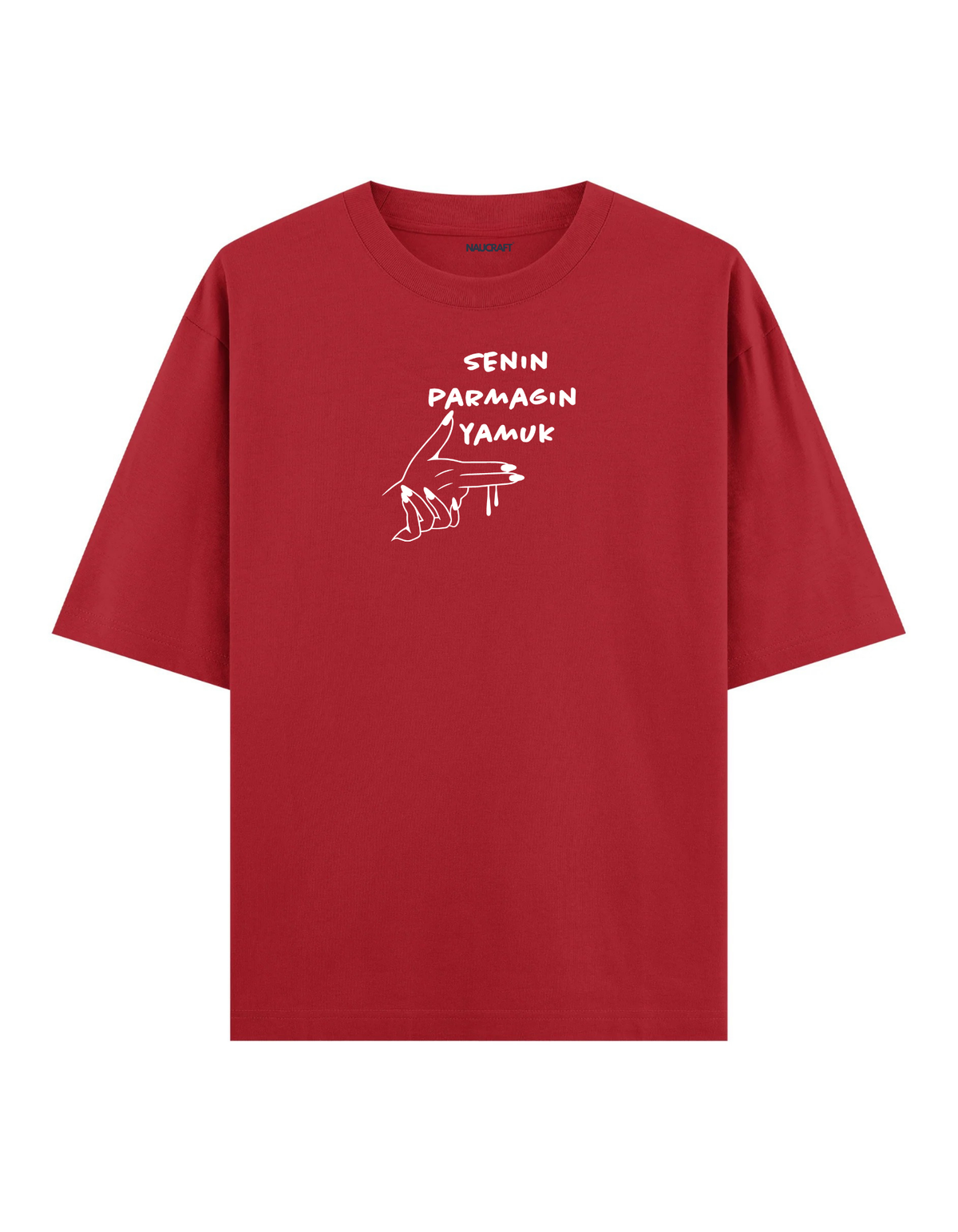 Senin Parmağın Yamuk - Oversize T-Shirt