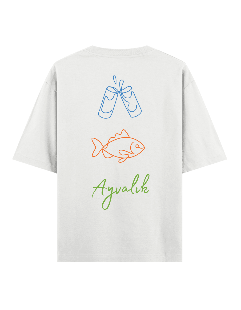 Rakı Balık Ayvalık - Oversize T-Shirt