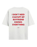 Chatgpt Boyfriend - Oversize T-Shirt