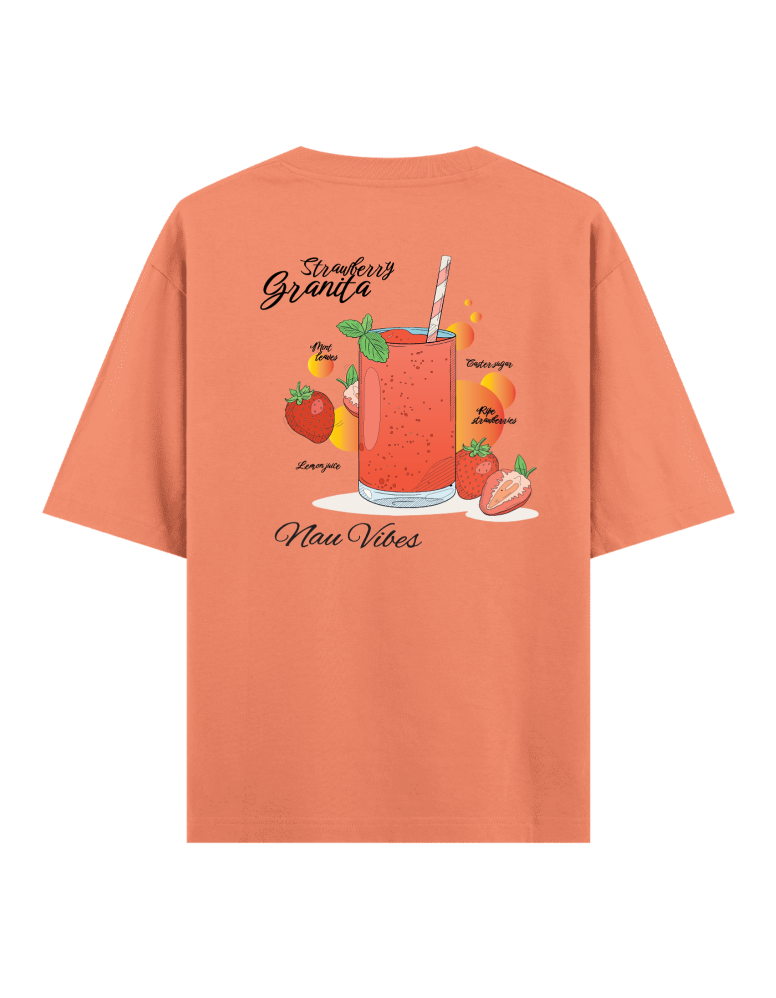 Strawberry Granita - Oversize T-Shirt