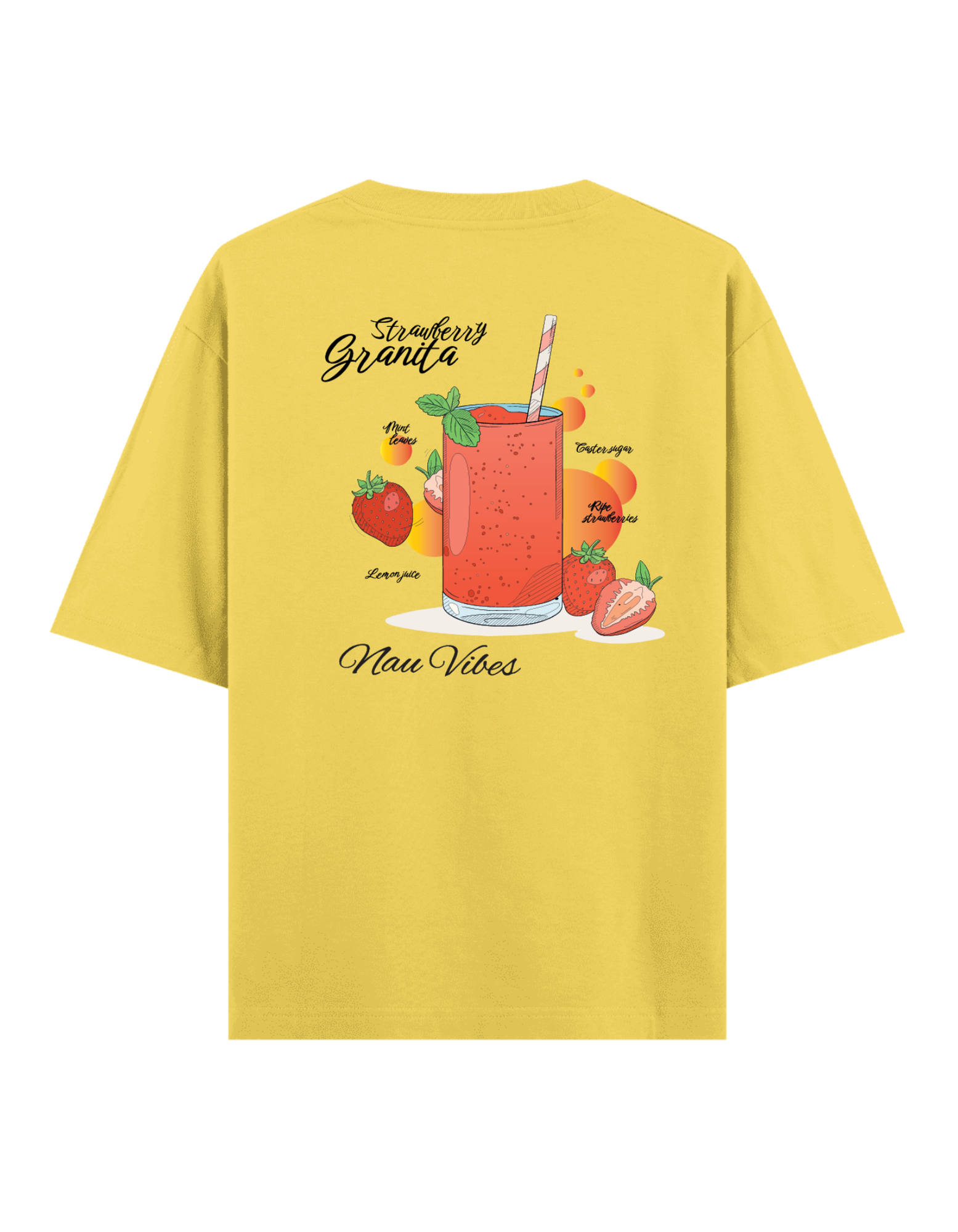 Strawberry Granita - Oversize T-Shirt
