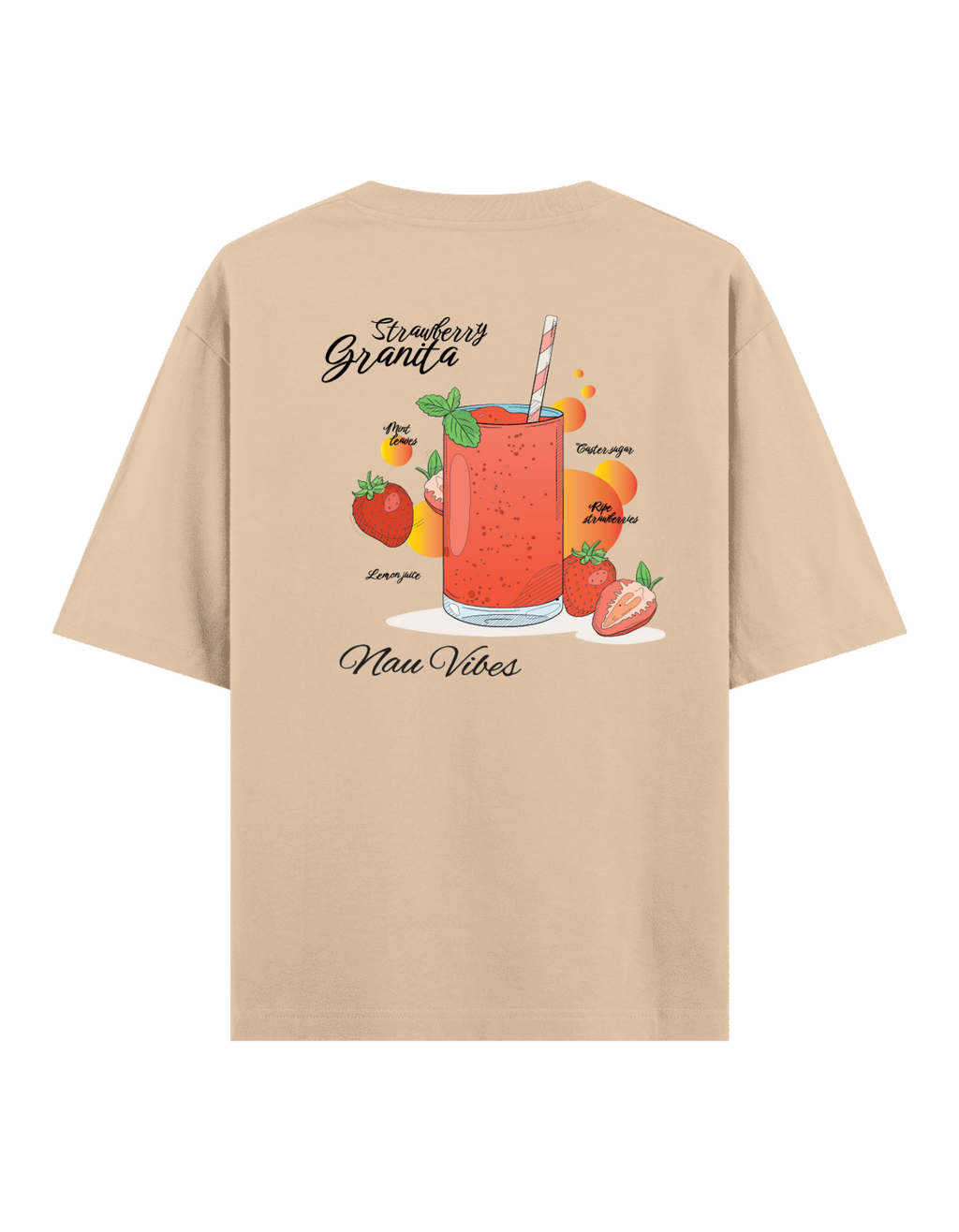 Strawberry Granita - Oversize T-Shirt