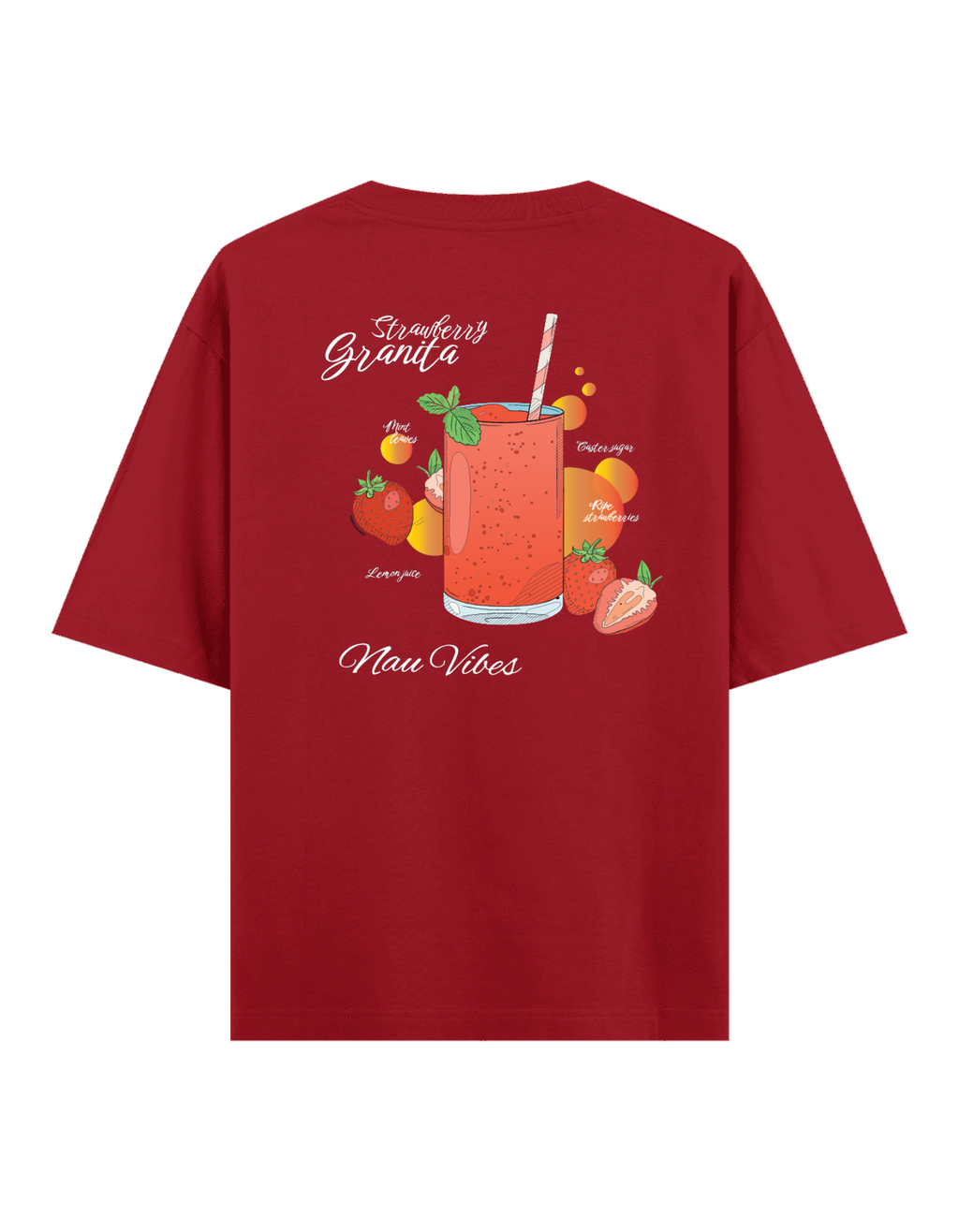 Strawberry Granita - Oversize T-Shirt