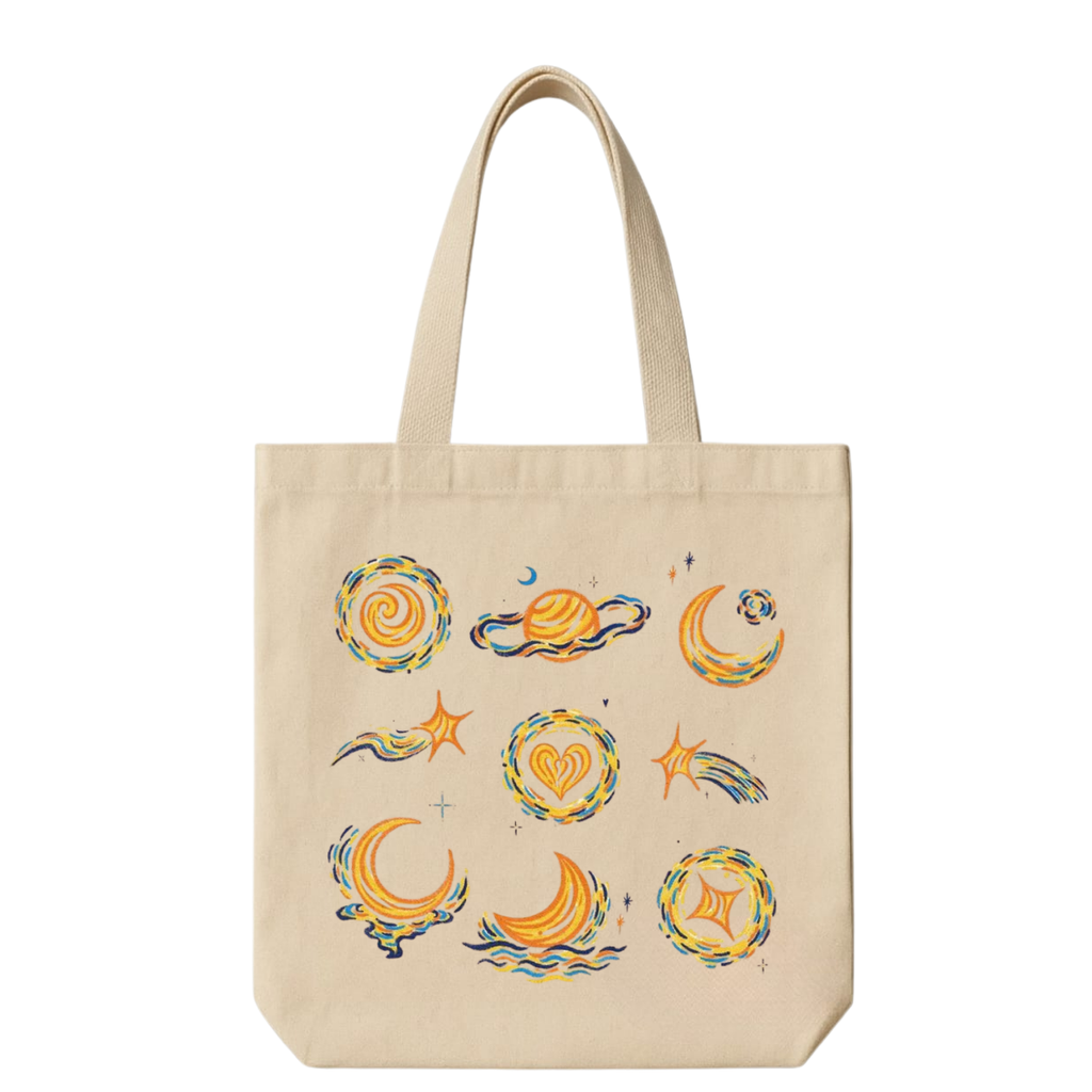 Ayın Döngüsü - Canvas Bez Çanta