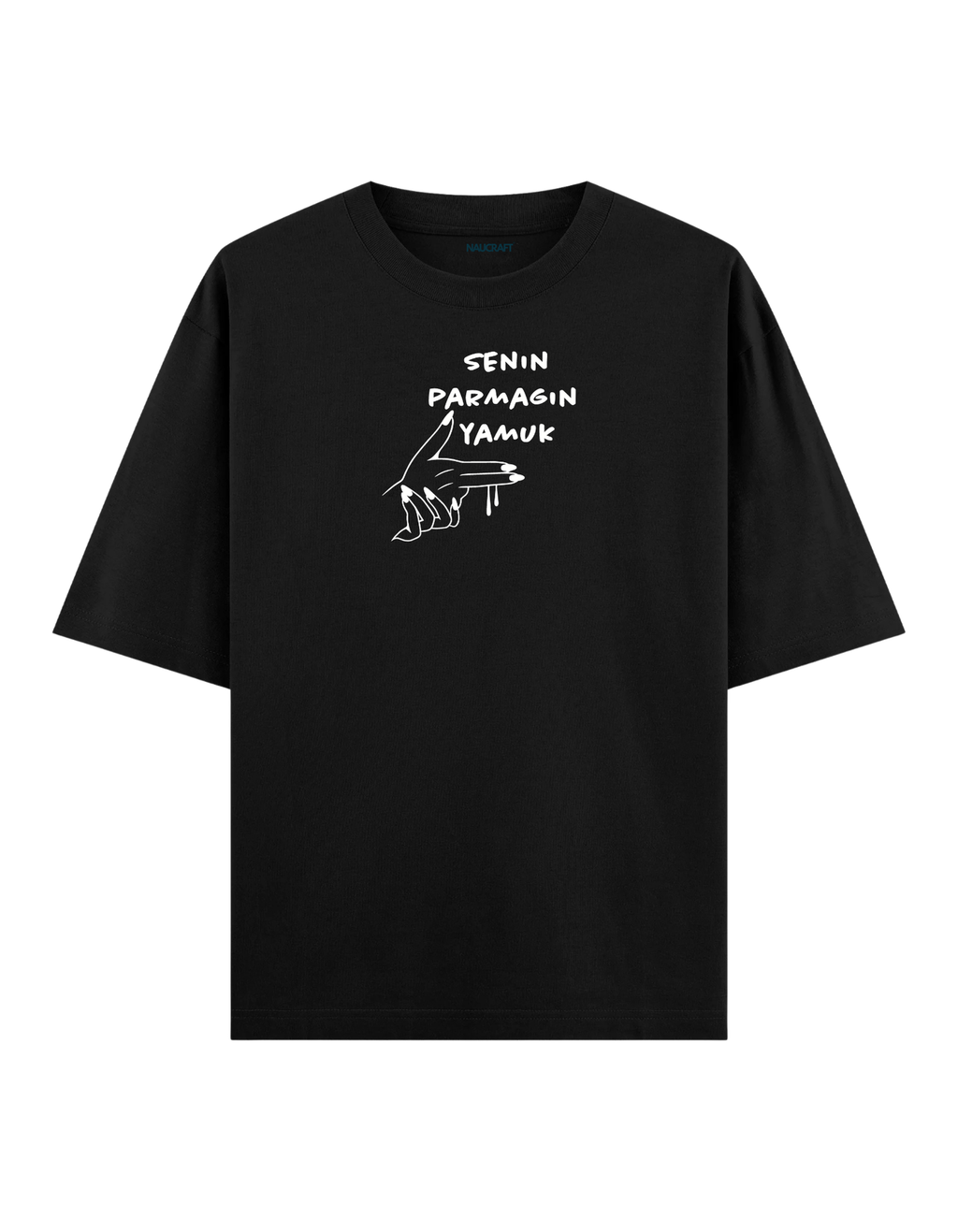 Senin Parmağın Yamuk - Oversize T-Shirt