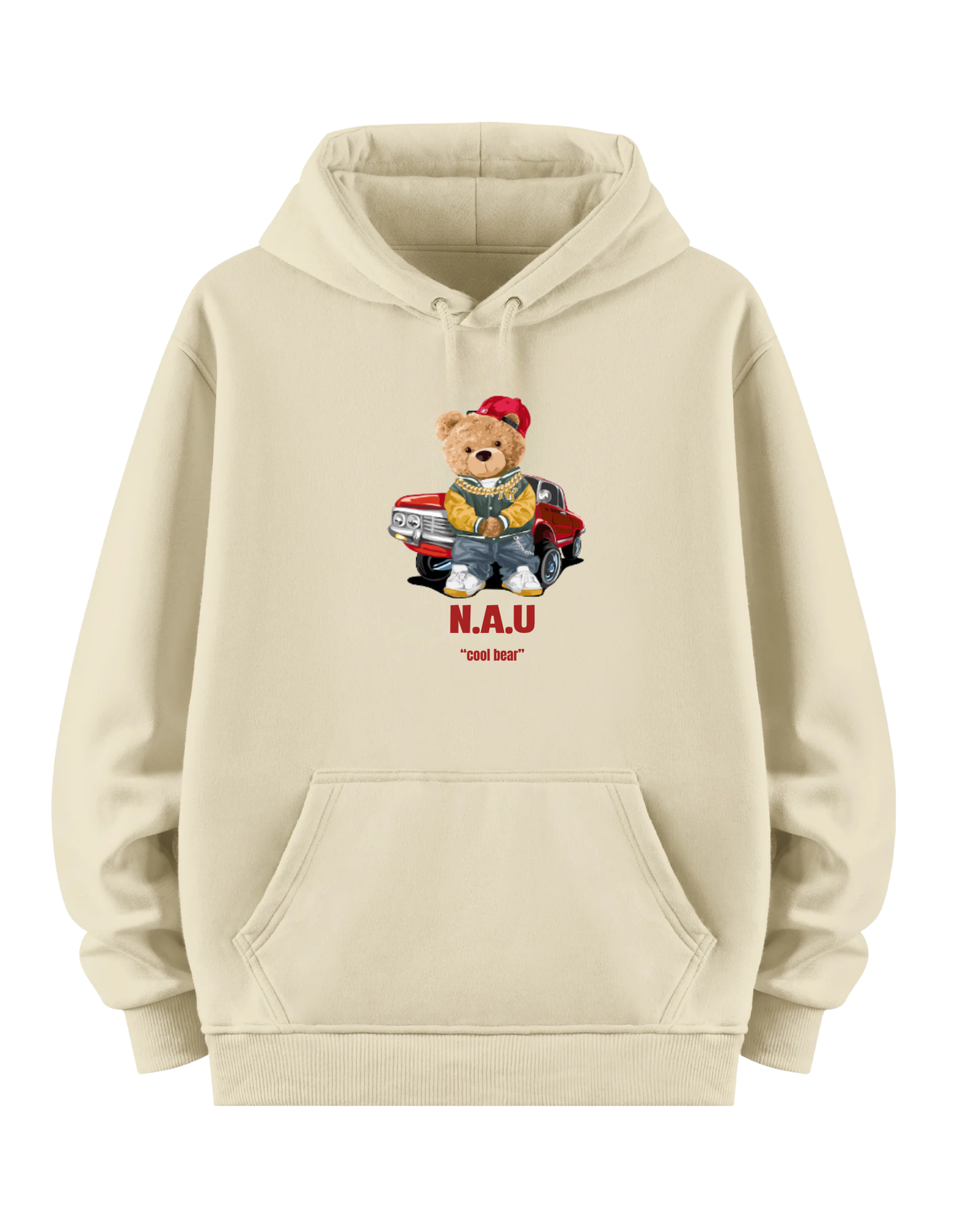 Nau Cool Bear - Regular Hoodie
