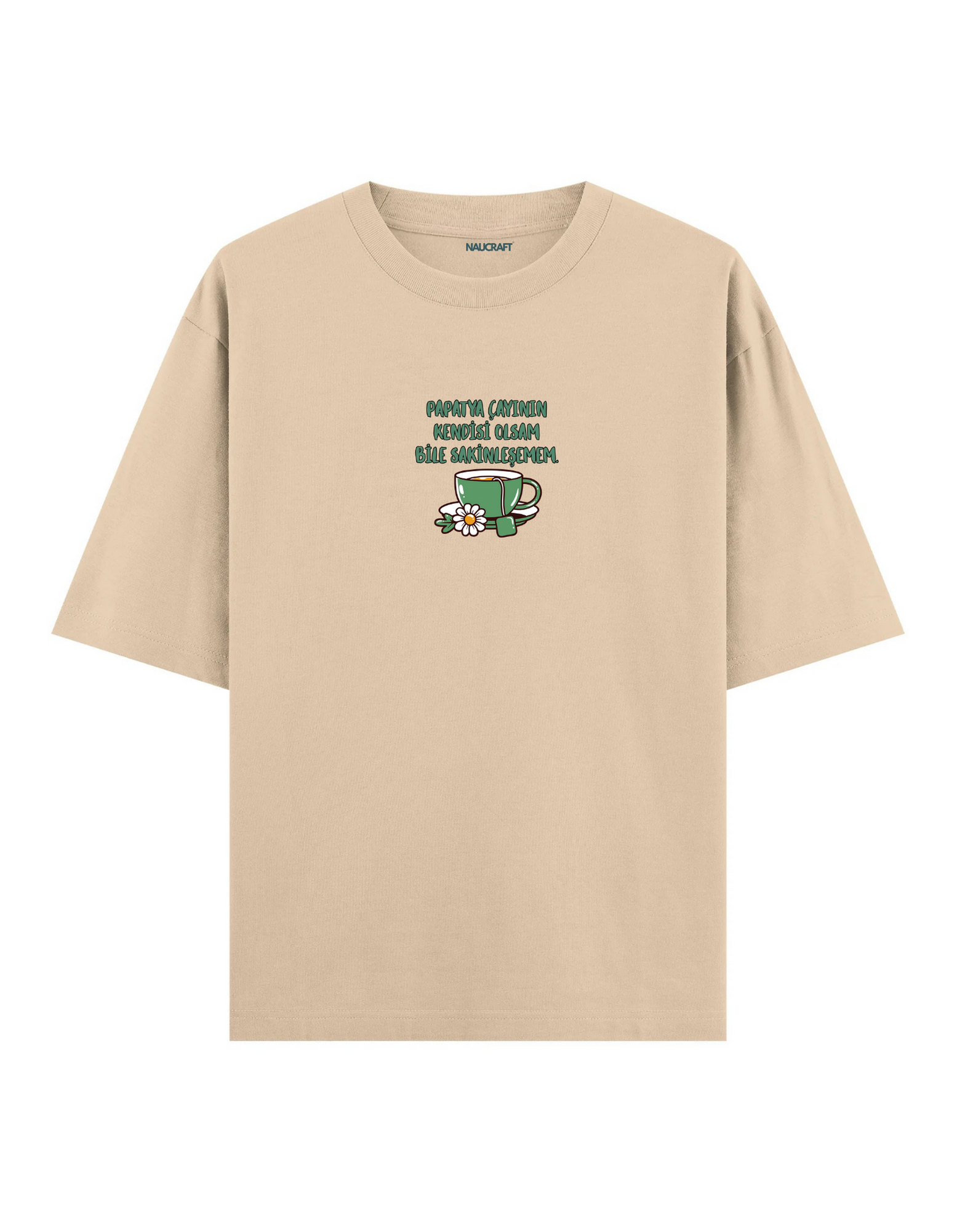 Papatya Çayı - Oversize T-Shirt
