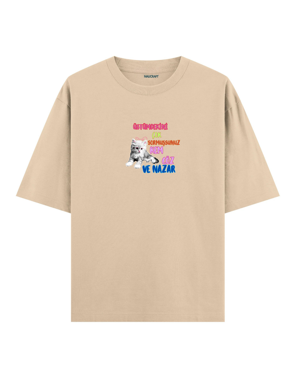 Kem Göz ve Nazar - Oversize T-Shirt