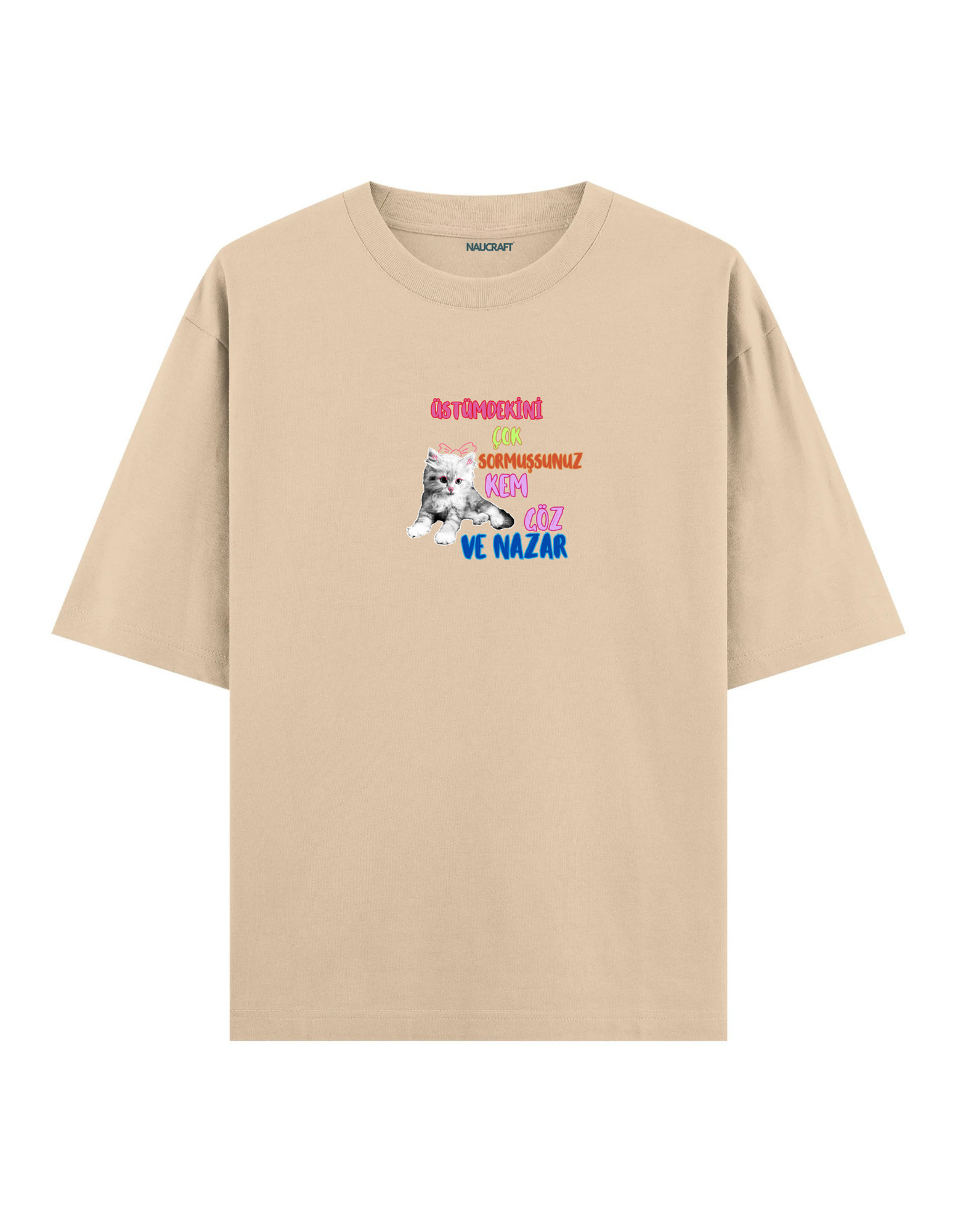 Kem Göz ve Nazar - Oversize T-Shirt