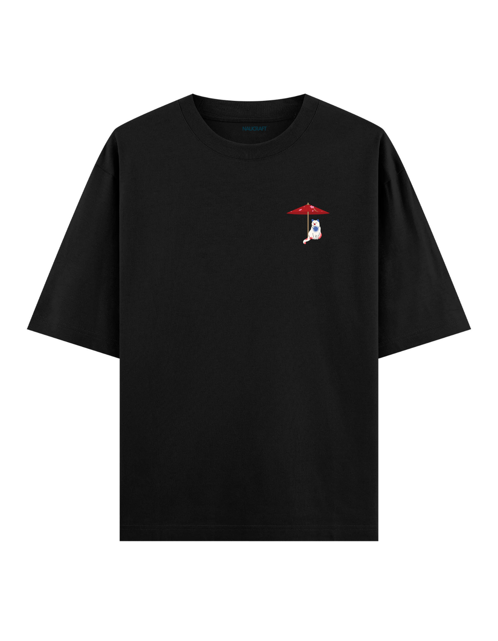 Süslü Kedi - Oversize T-Shirt