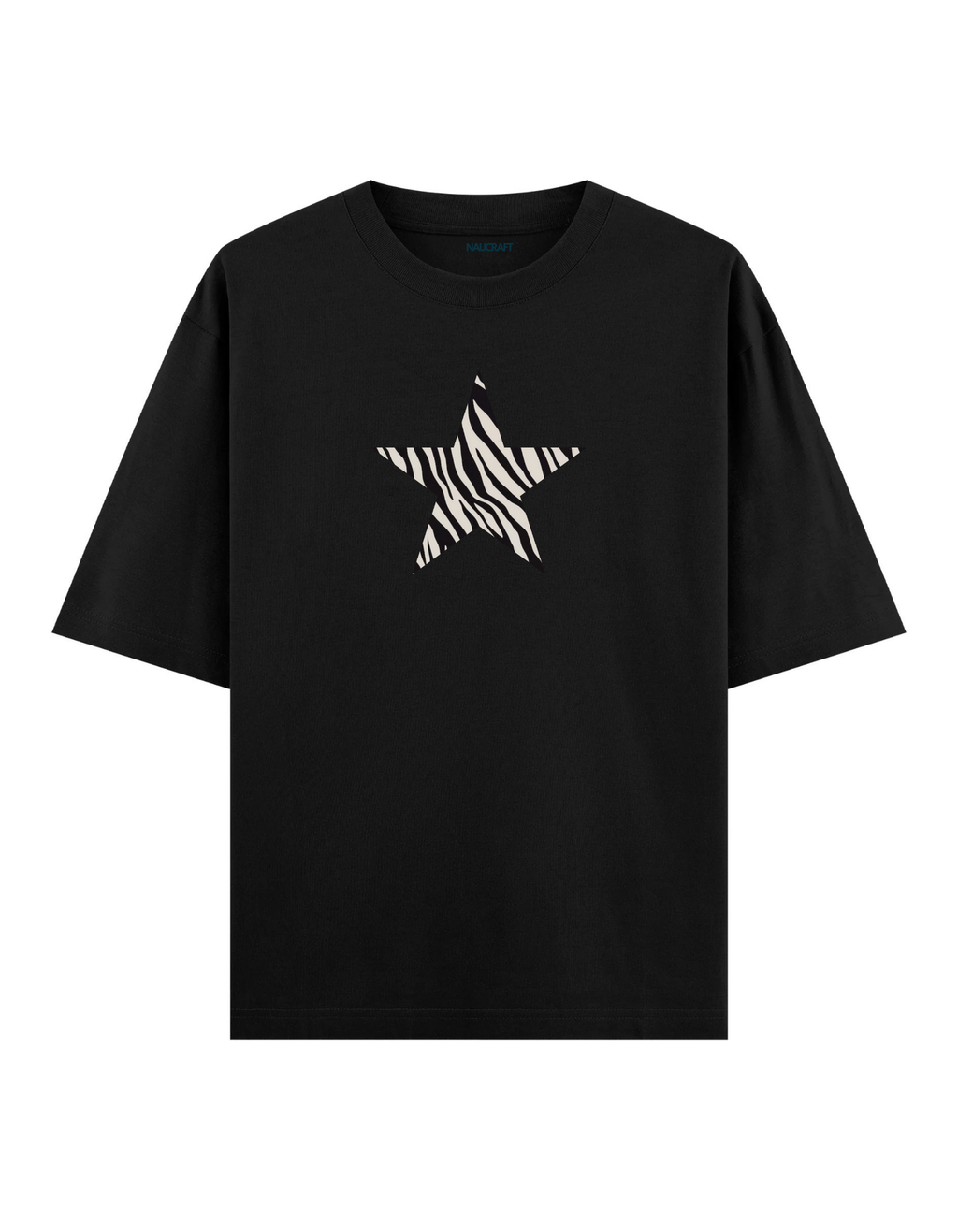 Zebra Yıldız - Oversize T-Shirt