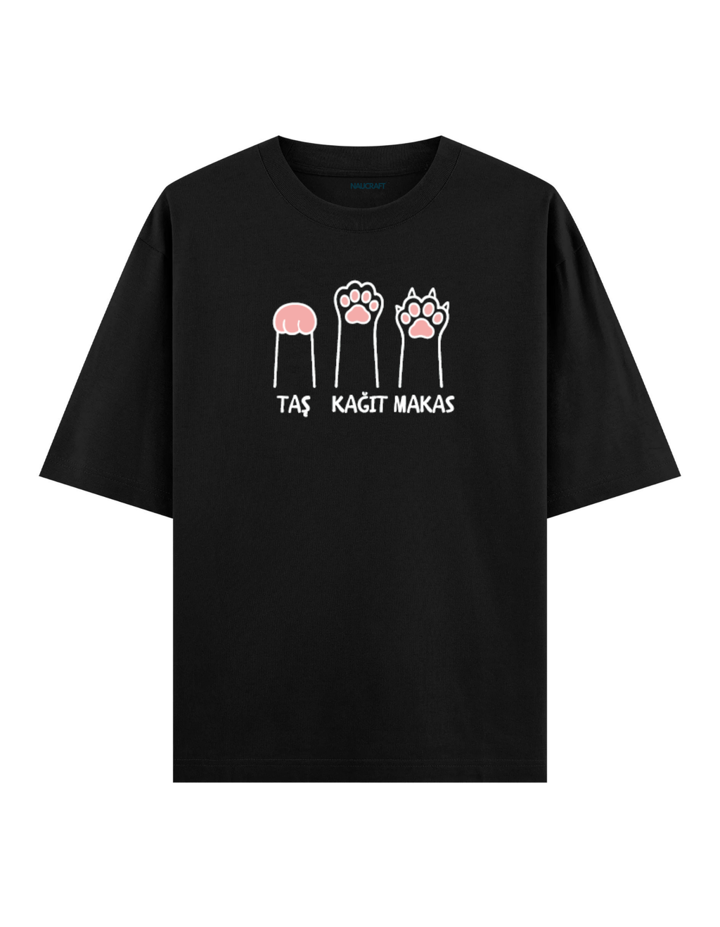 Taş Kağıt Makas - Oversize T-Shirt