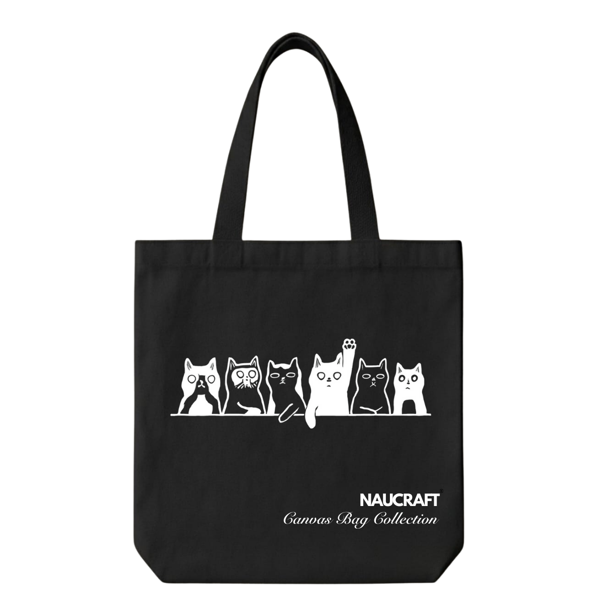 Kediler - Canvas Bez Çanta