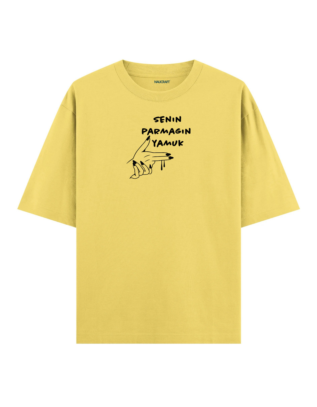 Senin Parmağın Yamuk - Oversize T-Shirt