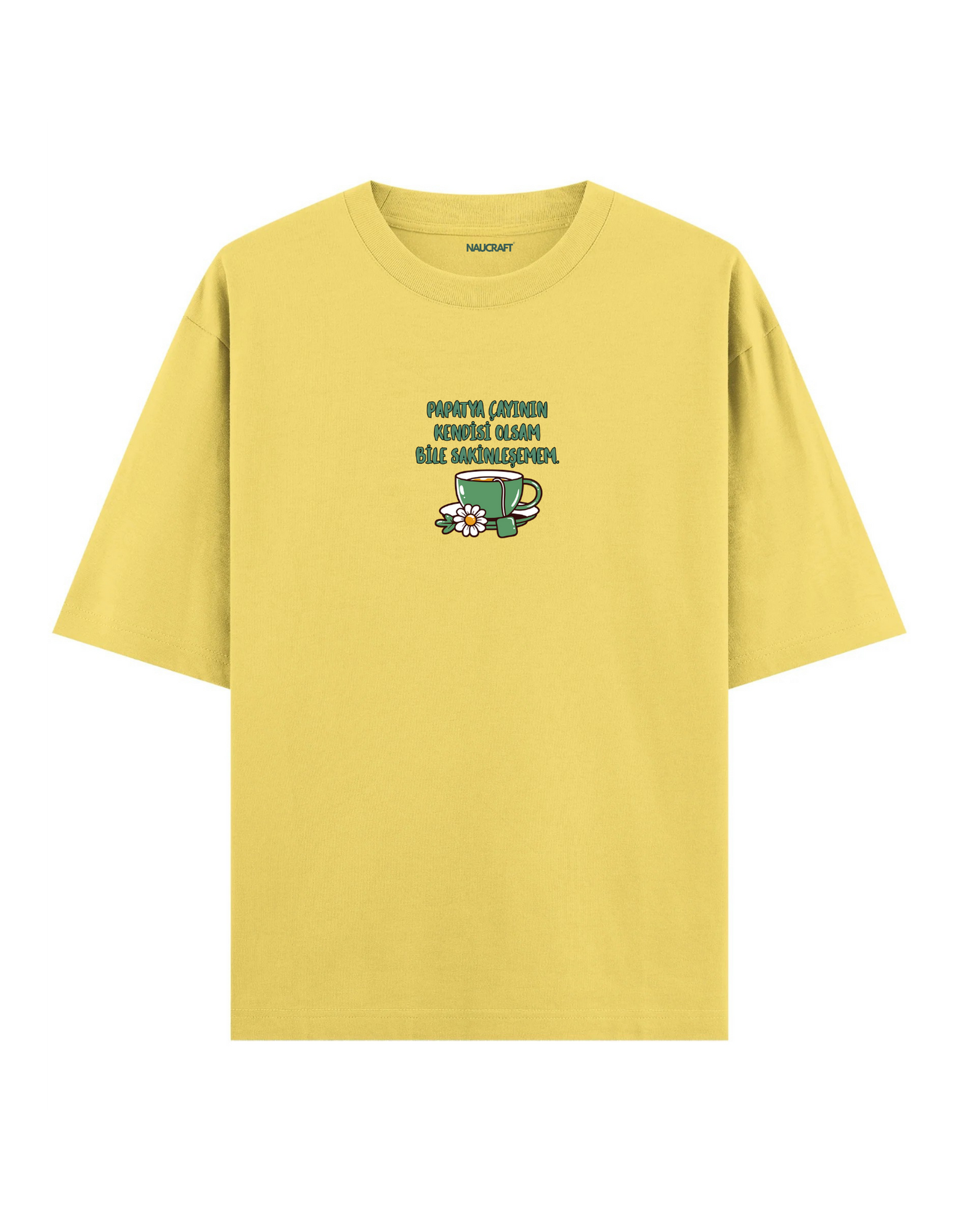 Papatya Çayı - Oversize T-Shirt