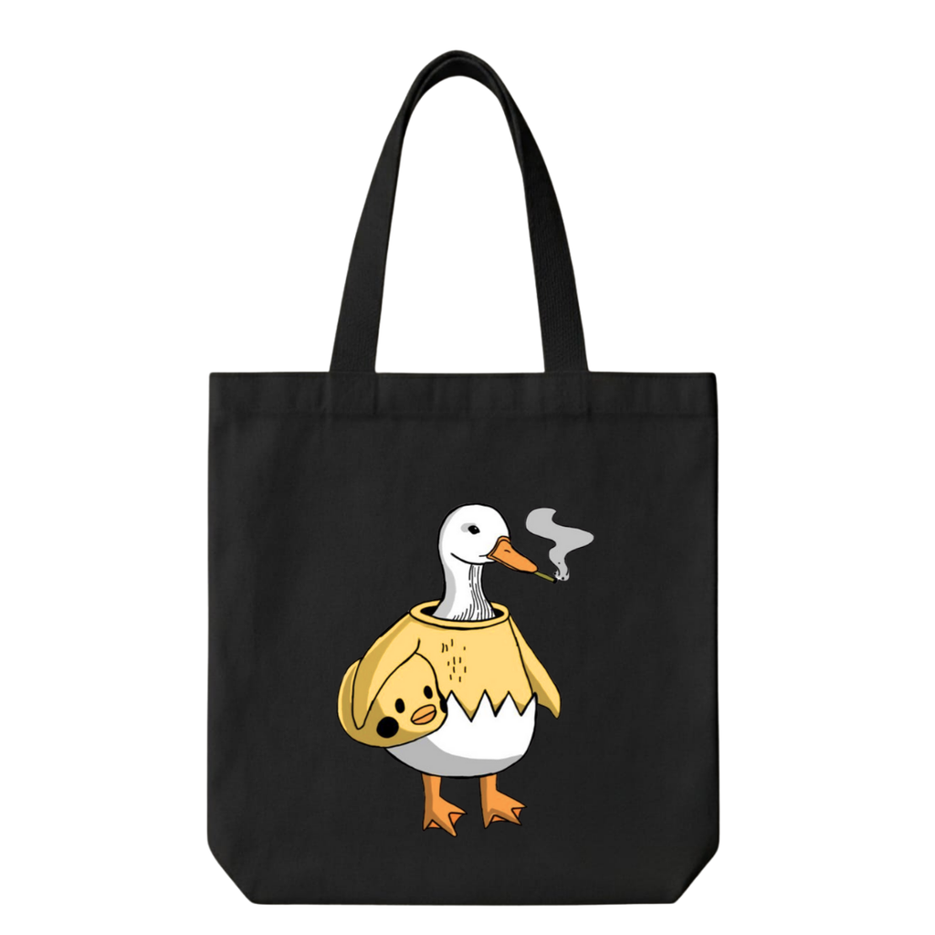 Dertli Ördek - Canvas Bez Çanta