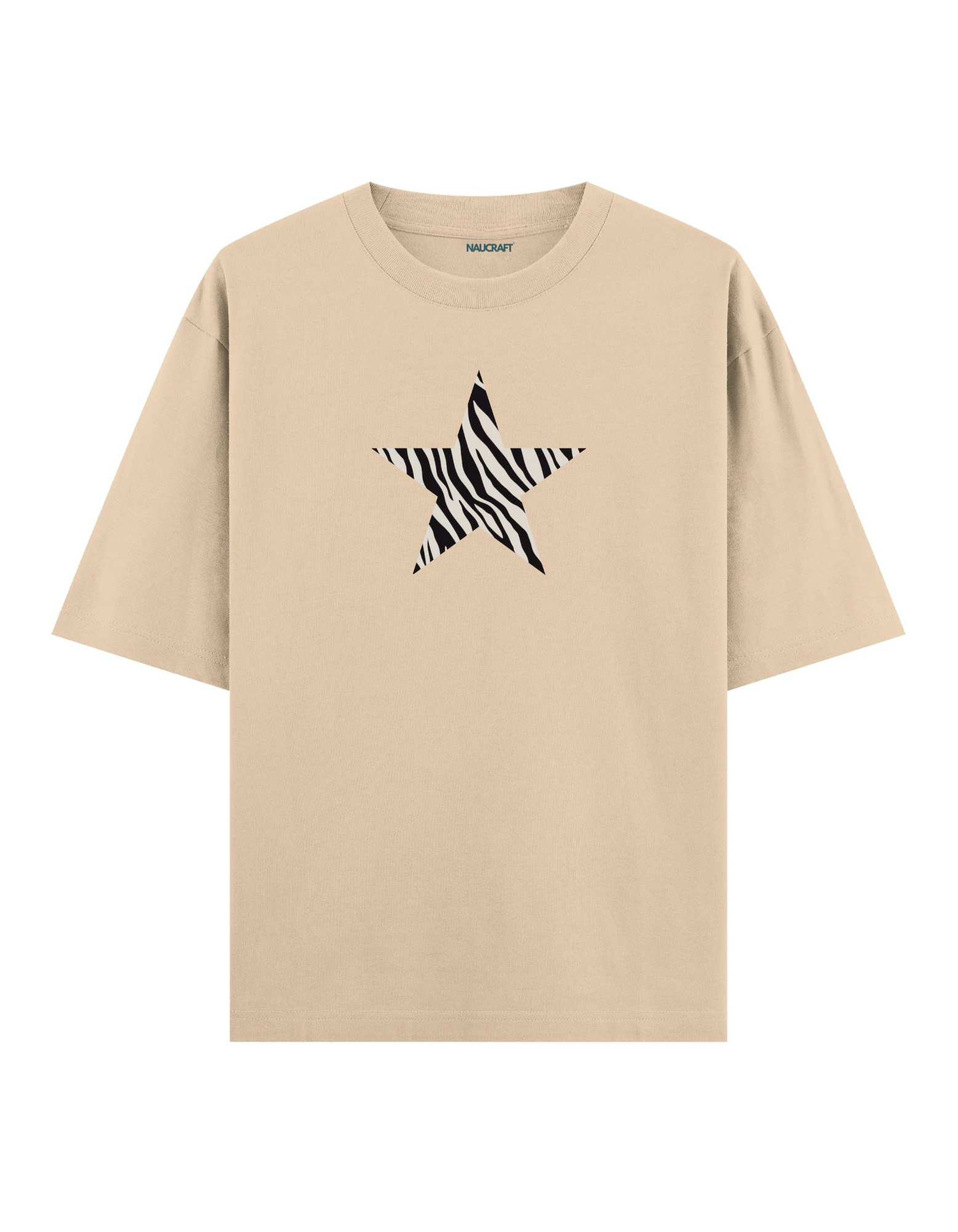 Zebra Yıldız - Oversize T-Shirt
