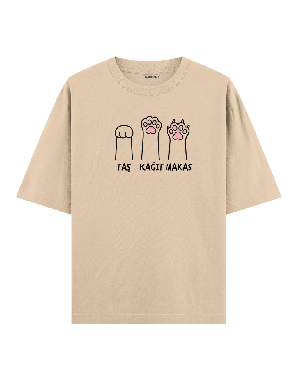 Taş Kağıt Makas - Oversize T-Shirt