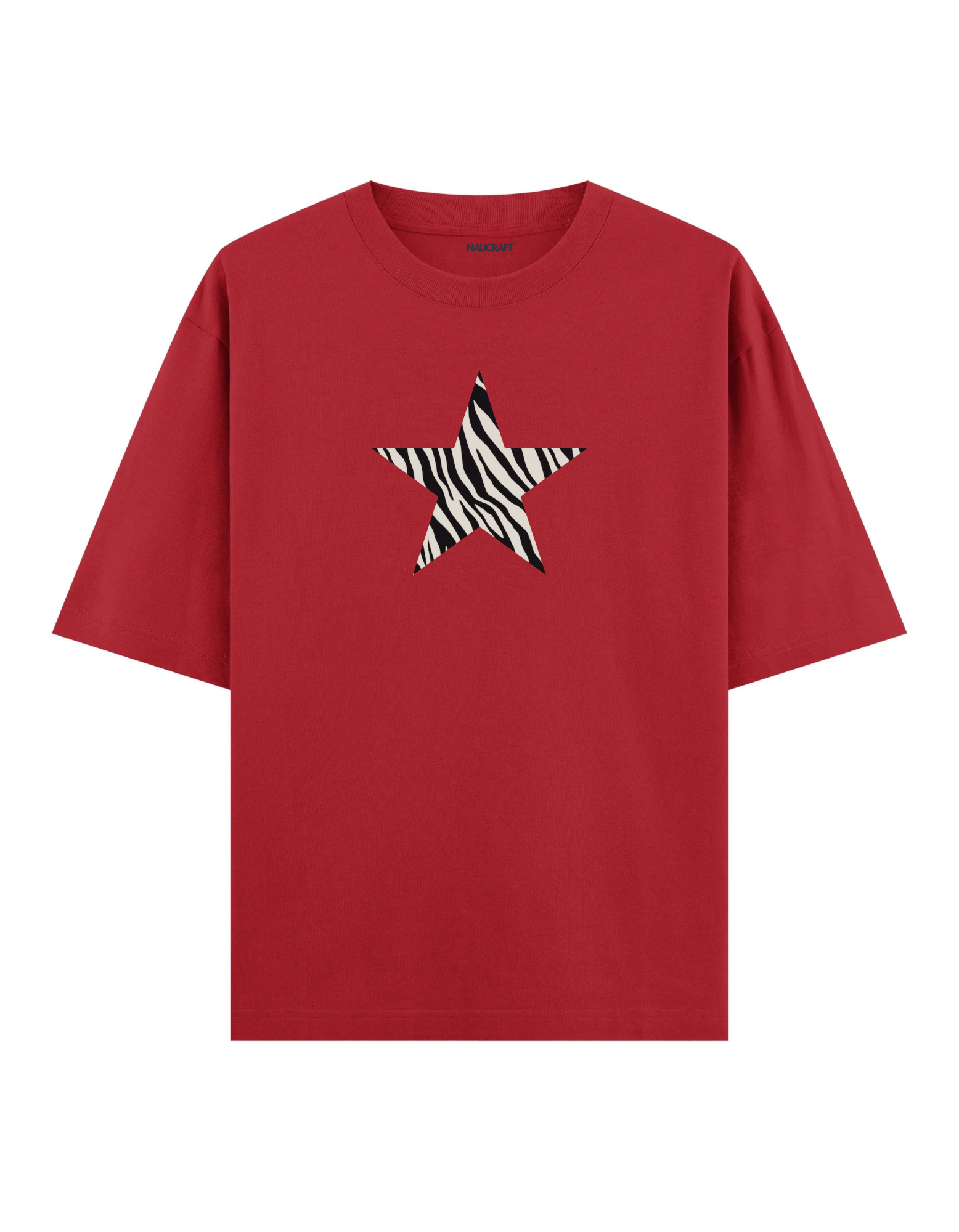 Zebra Yıldız - Oversize T-Shirt