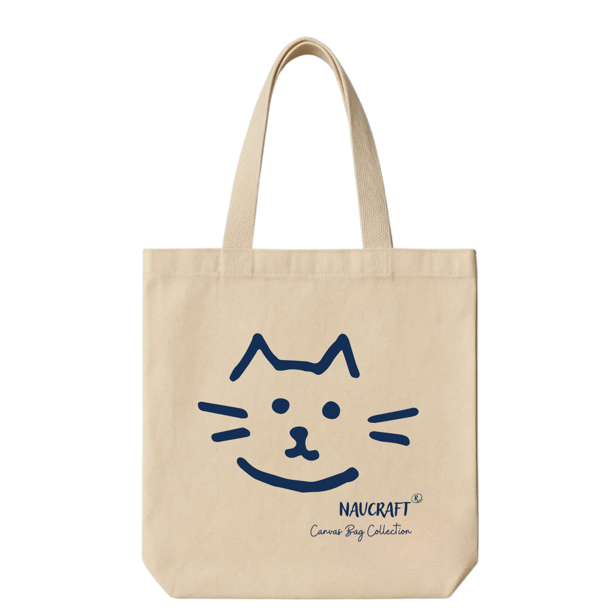 Naucraft Kedisi - Canvas Bez Çanta