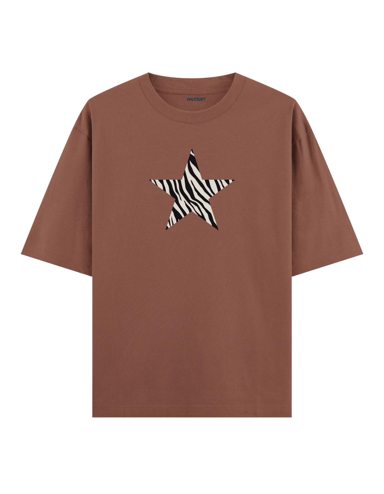 Zebra Yıldız - Oversize T-Shirt