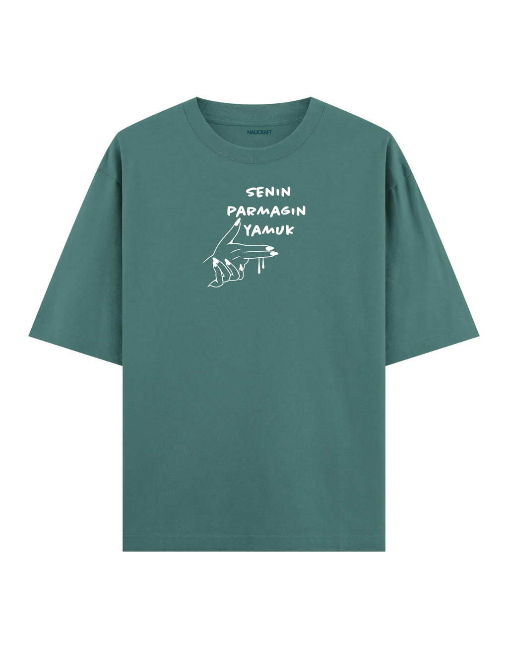 Senin Parmağın Yamuk - Oversize T-Shirt