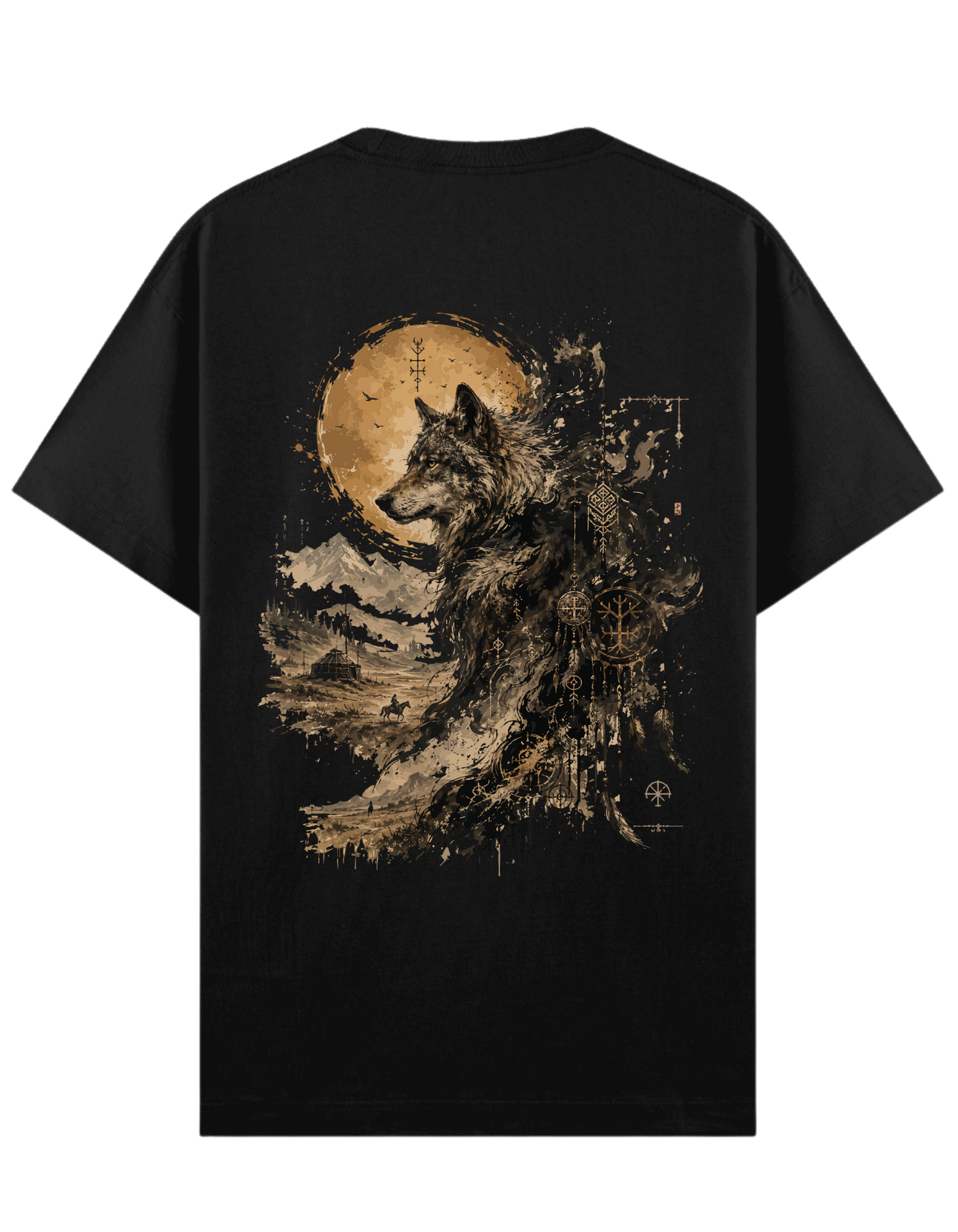 Bozkır Ruhu (Kurt) - Regular T-Shirt