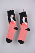 Kırmızı Çizgili Ördek - Soket Çorap