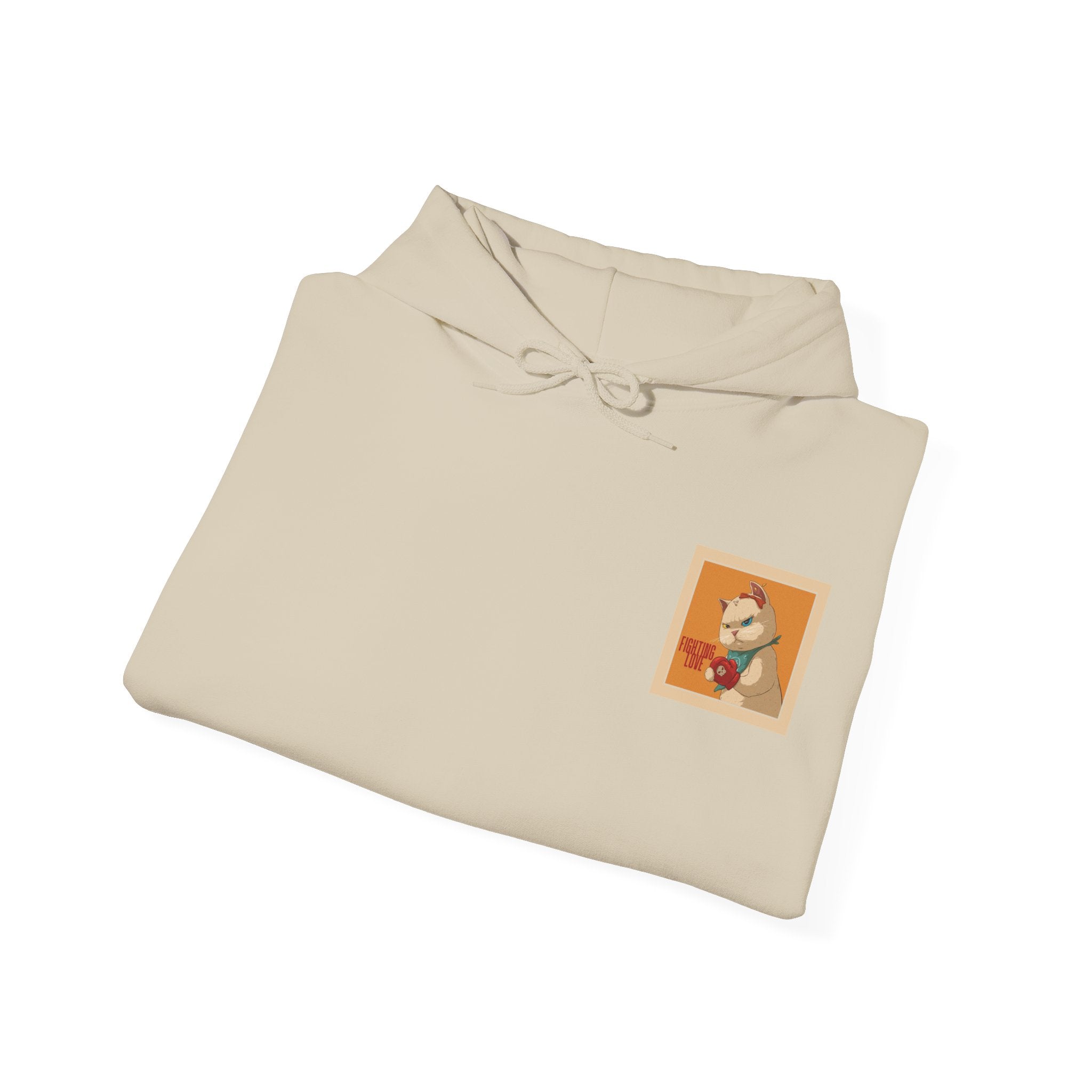 Loving White Cat - Hoodie