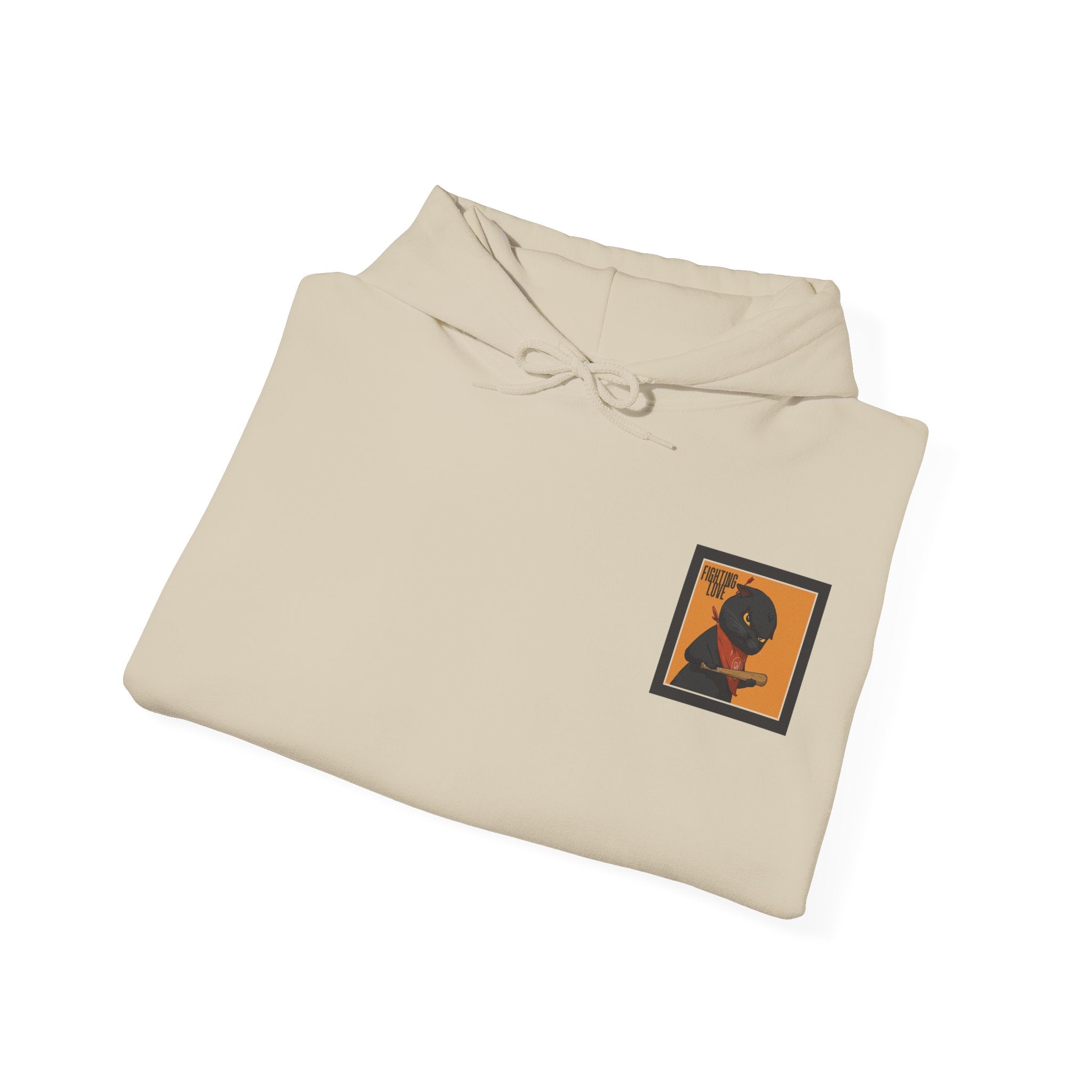 Fighting Black Cat - Hoodie