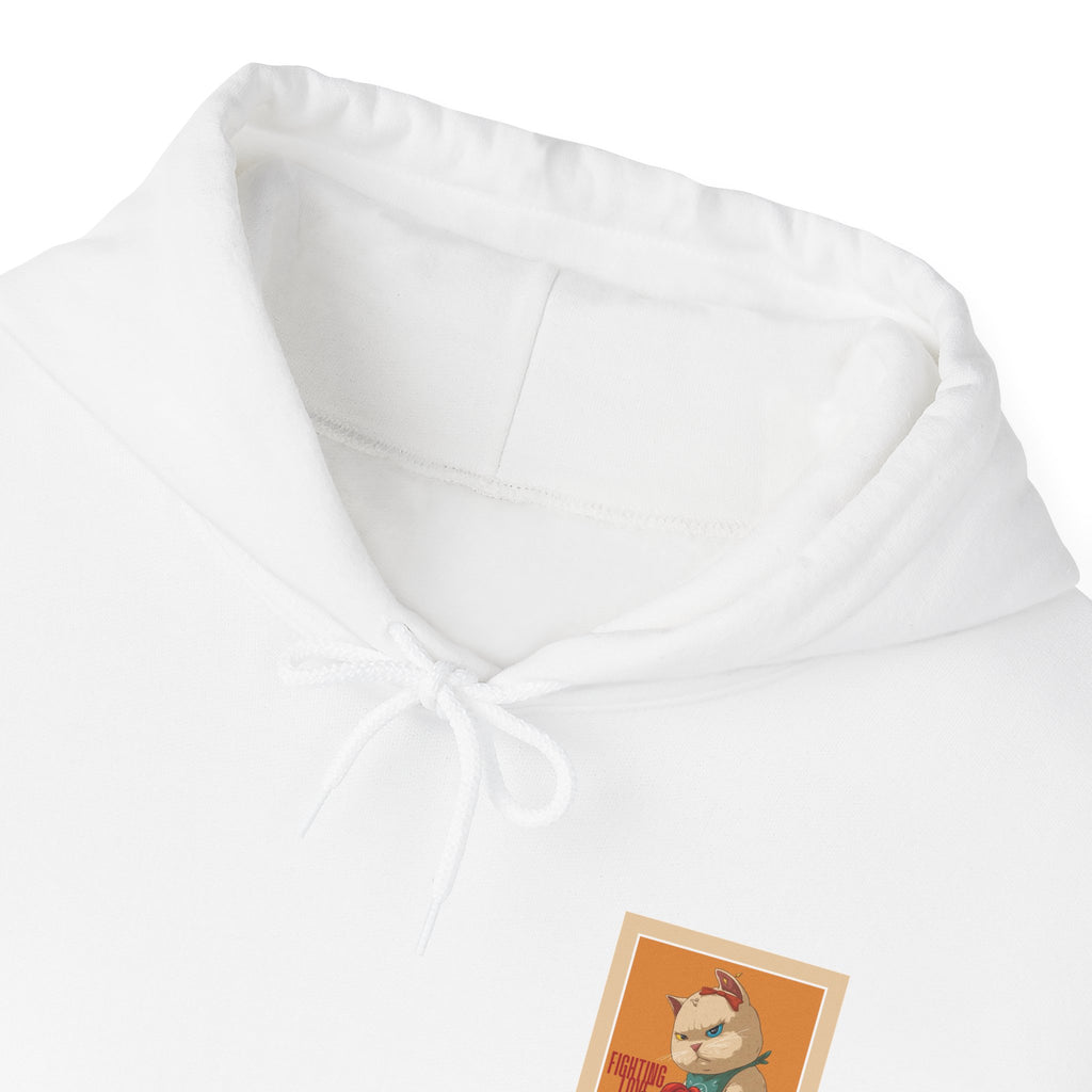 Loving White Cat - Hoodie