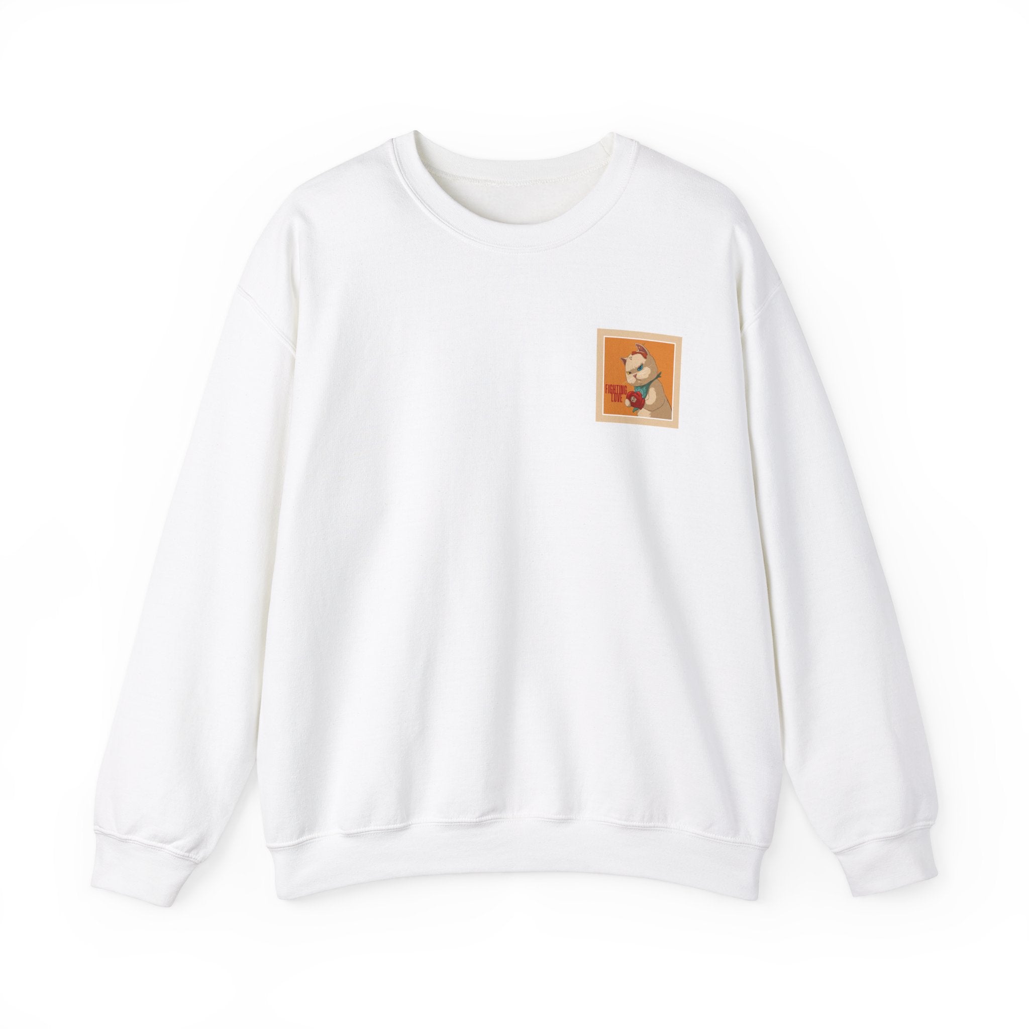 Loving White Cat - Sweatshirt
