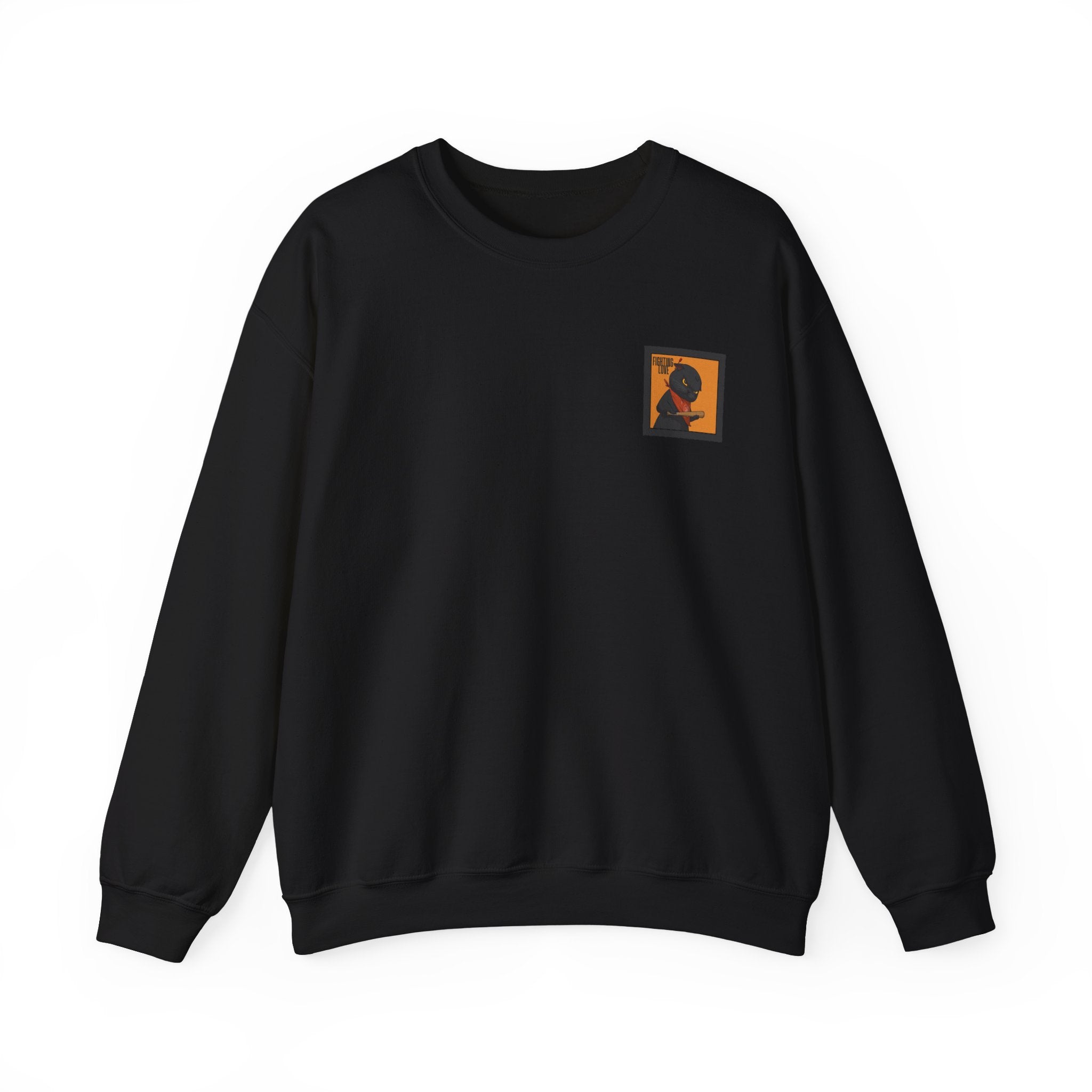 Fighting Black Cat - Sweatshirt